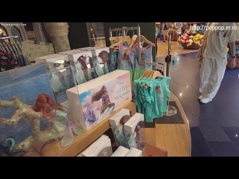 Disney Store, Mercadoria da Pequena Sereia - Londres, Reino Unido
