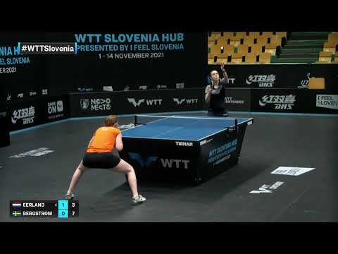 Britt Eerland vs Linda Bergstrom | WTT Contender Novo Mesto 2021 | WS | R16