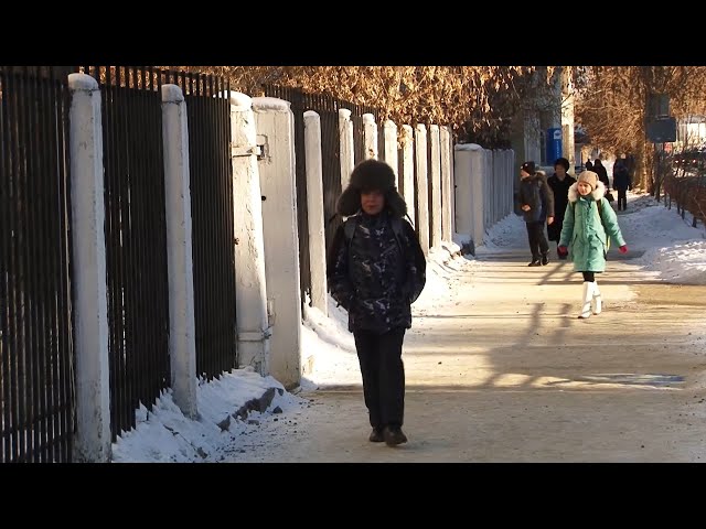 Мороз учёбе не помеха!