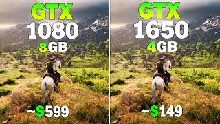 GTX 1080 vs GTX 1650 - Test in 8 Games