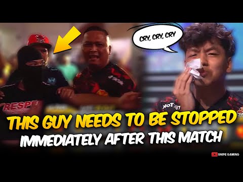 THIS GUY NEEDS TO BE STOPPED IMMEDIATELY AFTER THIS MATCH . . .🤯