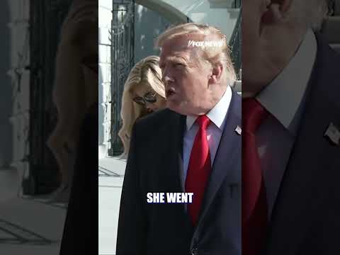 Trump REACTS to Kimberly Guilfoyle's resignation #shorts