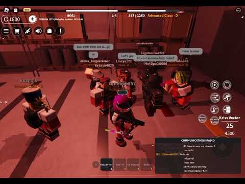 The most normal Ci meeting in Roblox SCP: ROLEPLAY