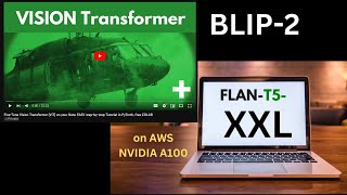 Chat with your Image! BLIP-2 connects Q-Former w/ VISION-LANGUAGE models (ViT & T5 LLM)