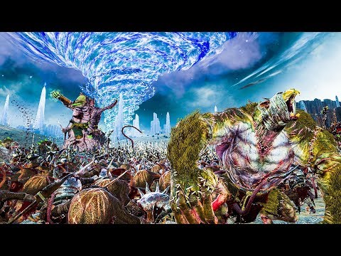 BATTLE FOR THE VORTEX - SKAVEN vs HIGH ELVES - Total War WARHAMMER 2 Cinematic Battle Machinima