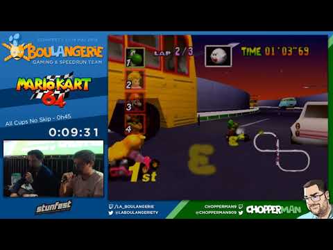 [STUNFEST 2019] Mario Kart 64 All Cups No Skip avec Chopper