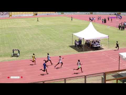 Boys 200m heat 7. 21.71sec. Zone 4. Ashanti region Interco 2026.