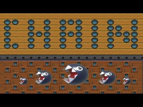Chain Chomp Aces by Claudio - SUPER MARIO MAKER - NO COMMENTARY 1bi 1bj