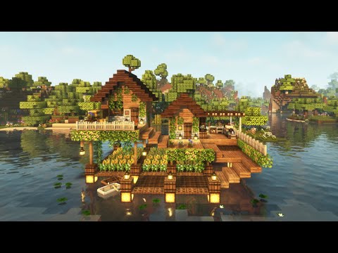 Minecraft: Survival Fisherman's House Tutorial / Mizuno's 16 Craft Resource Pack