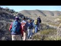 Franklin Mountains -   Anthony Pass Northern Loop Trail - January 25, 2020