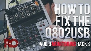 Video thumbnail for What's Wrong With the Behringer Q802USB Mixer and How to Fix It by Ray Ortega