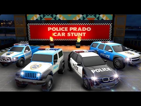 Police Prado Car Stunt Racing- Ramp Car Stunts 3D~New Police Car Stunts~ Android Gameplay.