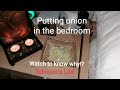 Onion in the bedroom for #cough #cold #flu #influenza #bronchitis #stress #sebuyas is life!