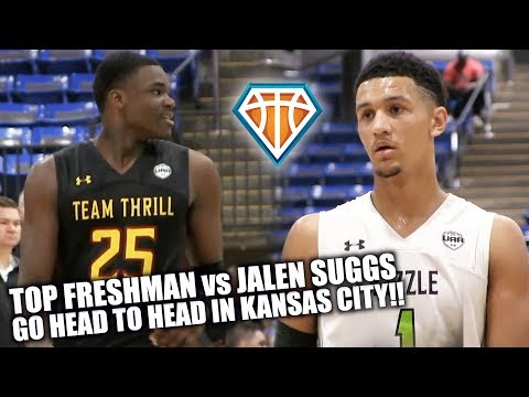 5-STAR Jalen Suggs vs TOP 5 FRESHMAN Jarace Walker!! Team Sizzle vs Team Thrill Highlights
