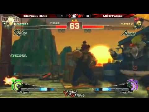 SSFIV:AE 2012: Tokido vs. Ricky Ortiz - Canada Cup 2012
