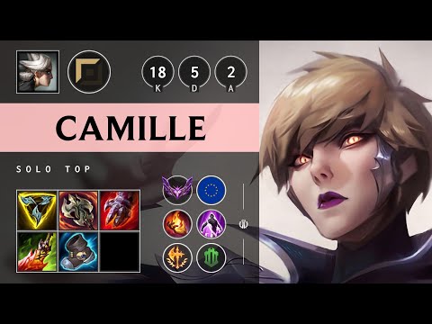 Camille Top vs Malphite: Triple Kill, Legendary - EUW Master Patch 25.S1.2