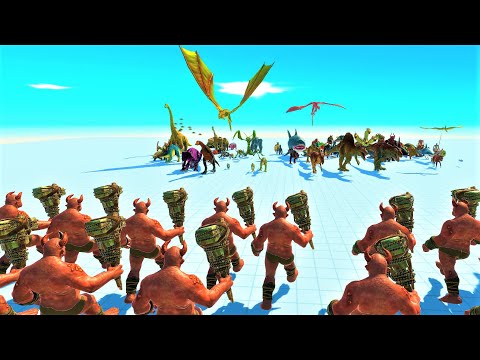 War battle !! Ogre Lord squad army vs all units ARBS Animal Revolt Battle Simulator