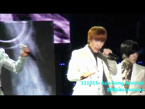 [fancam] 111015 Asia Song Festival Super Junior 『Sorry Sorry』 Forcus Sungmin