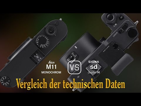 Leica M11 Monochrome vs. Sigma sd Quattro H: Ein Vergleich der technischen Daten
