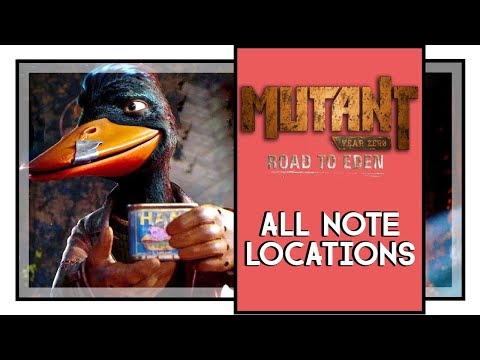 Mutant Year Zero All Note Locations