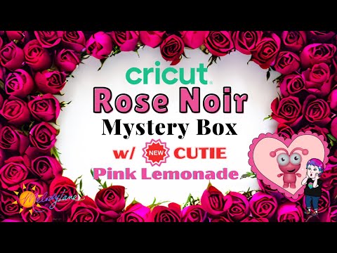 Cricut Rose Noir Mystery Box z nową różową lemoniadą Cutie