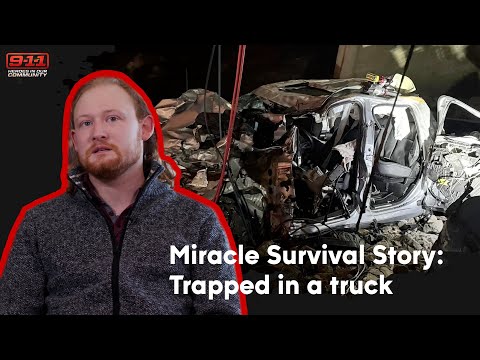 Dramatic Rescue: a man trapped in a truck survived six days with only drain water