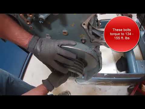 Detroit Diesel Series 50 or 60 vibration damper harmonic ballancer front pulley install