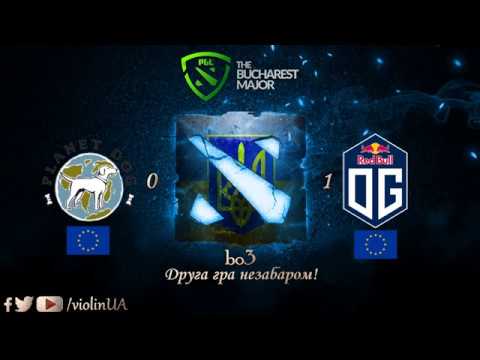 OG vs Planet Dog game 2 The Bucharest Major: Europe Qualifier [Українською] by violinUA