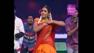 Vijay tv Myna navel show slow motion edit HD