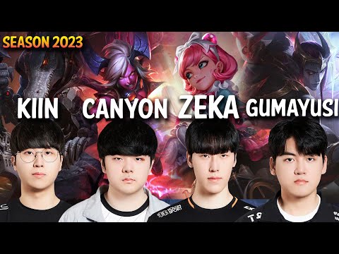 Kiin, Canyon, Zeka, Gumayusi in the SAME TEAM - KR Ranked