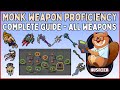 Monk Weapon Proficiency Complete Guide For All Weapons Tibia