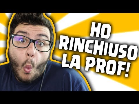 HO RINCHIUSO LA PROF IN CLASSE .. A CHIAVE!!