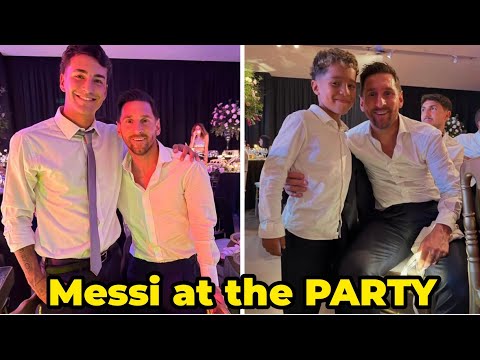 Messi attends Luis Suarez's daughter's 15th birthday party in Uruguay