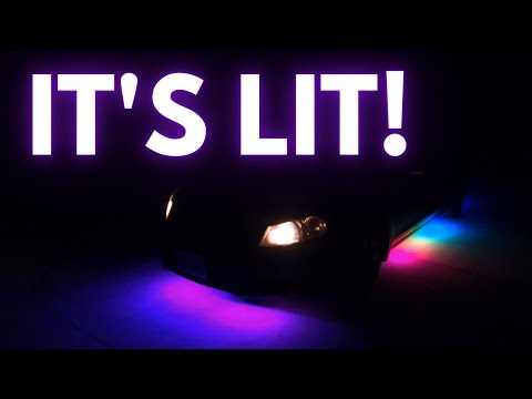 AMAZON LED UNDERGLOW KIT INSTALL!