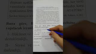 8. Sınıf T.C. İnkılap Tarihi 2.Ünite 7.Kazanım Yeni Nesil Soru