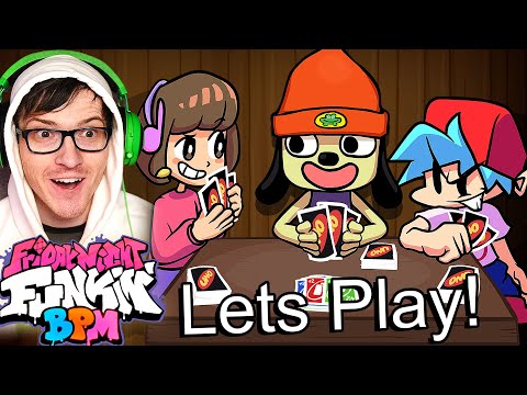 Scratchin' Melodii, Parappa and BF play uno together and its amazing - Friday Night Funkin' BPM mod