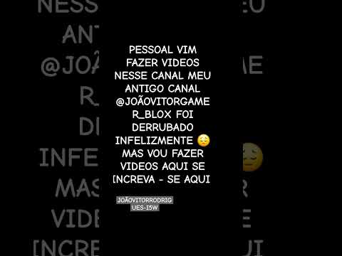 ELE FOI DERRUBADO 😔😔