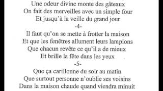 Quand Noël s&#39;en vient  (voix  grave)