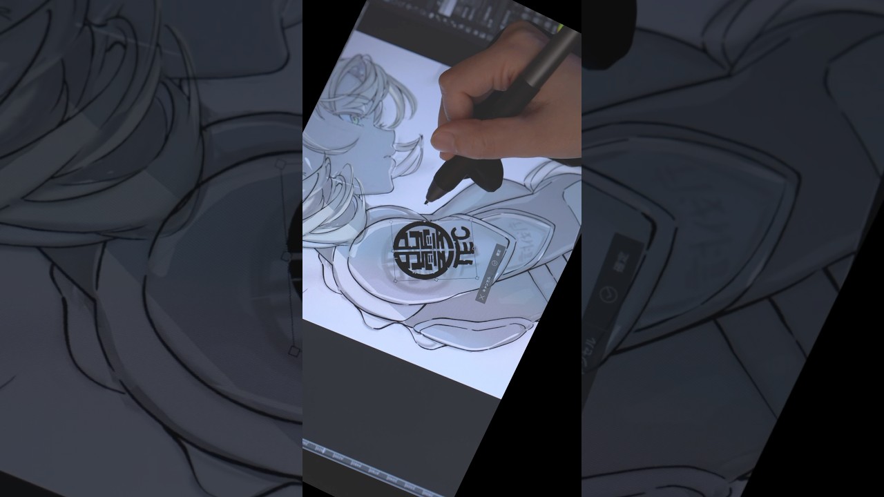 Kikoru Shinomiya | KAIJU NO.8 #shorts #digitalart #artprocess #drawing #anime #illust #making