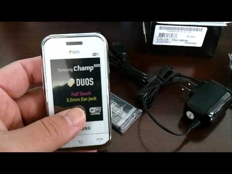 SAMSUNG E2652 CHAMP DUOS Unboxing Video - Phone in Stock at www.welectronics.com