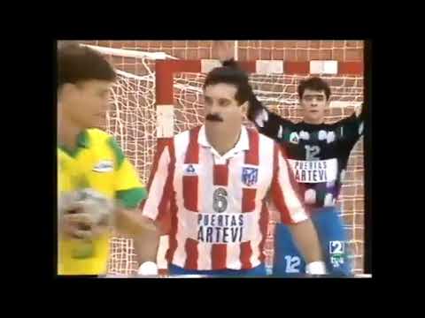 1992-93 Liga ASOBAL.- Atlético Madrid Alcobendas Vs. Cadagua Gáldar