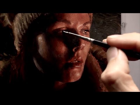 Portrait Painting in Oils ON COPPER! - A Portrait of my Wife