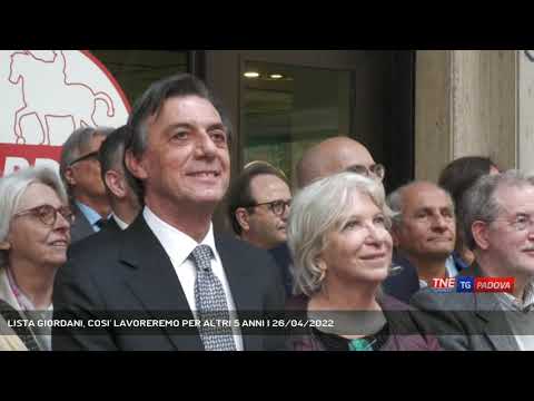LISTA GIORDANI, COSI' LAVOREREMO PER ALTRI 5 ANNI | 26/04/2022
