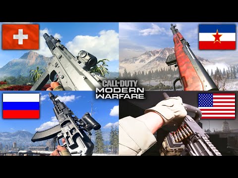 All Modern Warfare HIDDEN Weapons Showcase Part 1 (Real Names, Origins and MORE...)