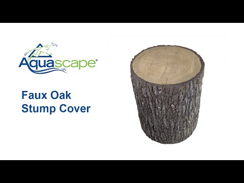Faux Oak Stump Cover