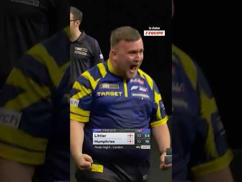 🎯 Un finish de fou pour Luke Littler ! #sports #lequipe #shorts