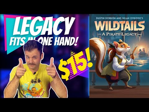 A Legacy Board Game Under $15 | Wildtails: A Pirate Legacy