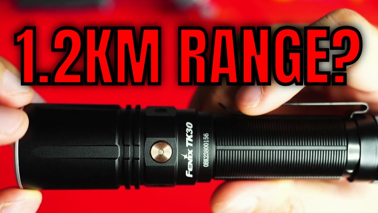 1.2km From This Size?! The Fenix TK30 Flashlight Is Insane!