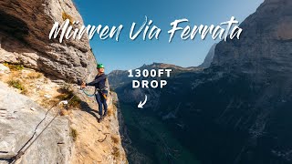 Mürren Via Ferrata Switzerland // Craziest Activity In Lauterbrunnen?