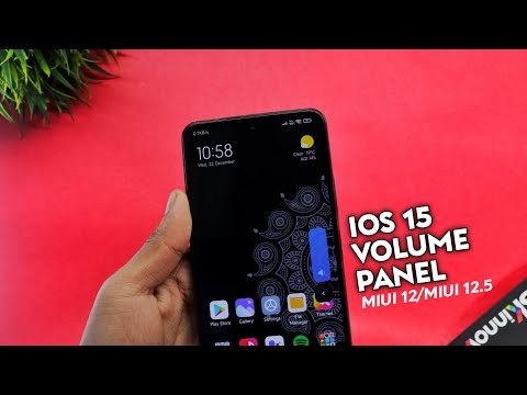 Get iOS 15 Volume Panel On MIUI 12/Miui 12.5 | Replace Miui 12.5 Volume Panel To iOS